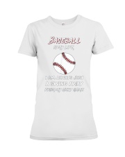 baseball is my life Premium Fit Ladies Tee tile