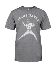 baseball jesus save Classic T-Shirt front