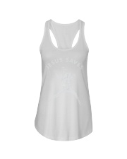 baseball jesus save Ladies Flowy Tank tile