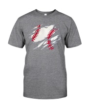 BASEBALL grunge shirt Classic T-Shirt front