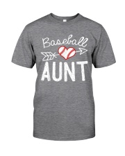 baseball aunt shirt shirt Classic T-Shirt front