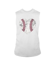 heart love baseball shirt Sleeveless Tee tile