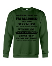 I'M MARRIED TO A SUPER SEXY NURSE Crewneck Sweatshirt thumbnail