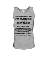 I'M MARRIED TO A SUPER SEXY NURSE Unisex Tank thumbnail