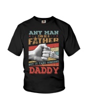 Family Any Man Can Be A Father Youth T-Shirt tile