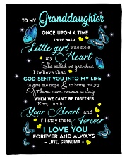 Family To My Granddaughter I Love You Small Fleece Blanket - 30" x 40" front