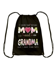 Family Mom And Grandma Drawstring Bag tile