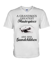 Family A Grandma's Greatest V-Neck T-Shirt tile