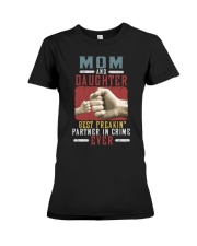 Family Mom And Daughter Premium Fit Ladies Tee tile