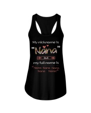 Family My Nickname Is Nana Ladies Flowy Tank tile