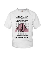 Family Grandma And Grandson Youth T-Shirt tile
