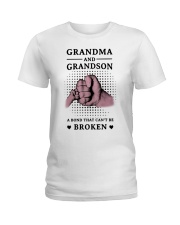 Family Grandma And Grandson Ladies T-Shirt tile