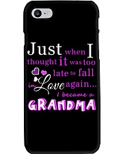 Family I Became A Grandma Phone Case tile