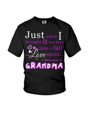 Family I Became A Grandma Youth T-Shirt tile
