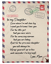 Family To My Daughter Fleece Blanket Small Fleece Blanket - 30" x 40" front