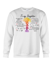Family To My Daughter Crewneck Sweatshirt tile
