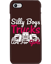 Silly Boys Trucks Are For Girls Phone Case tile