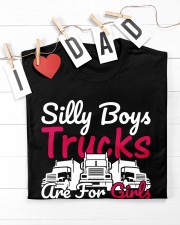 Silly Boys Trucks Are For Girls Classic T-Shirt apparel-classic-tshirt-lifestyle-front-207