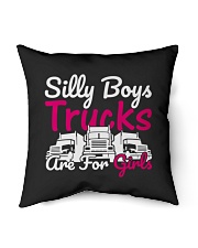 Silly Boys Trucks Are For Girls Indoor Pillow tile