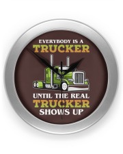 Everybody Is A Trucker Until The Real Trucker Shows Up Truck Driver Clock tile