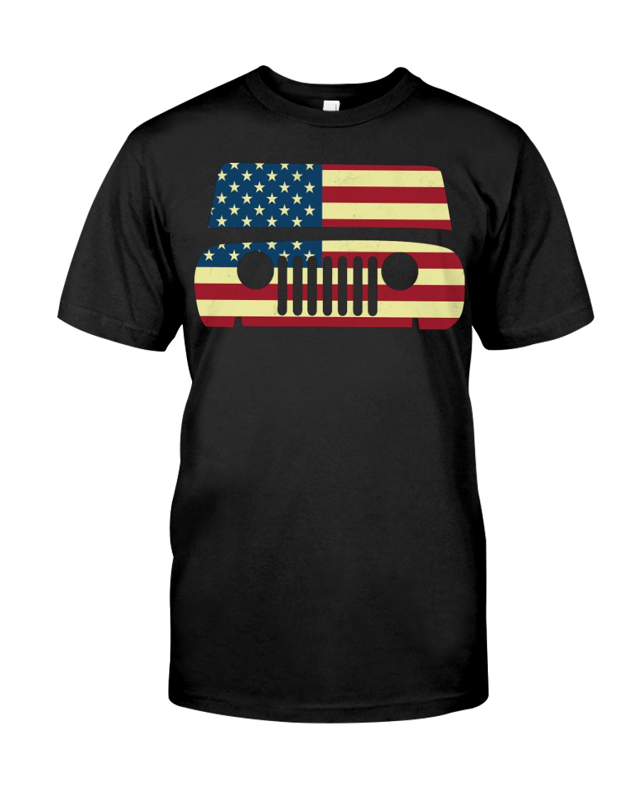 American Flag T-shirt usa t shirt American Flag Gi Classic T-Shirt