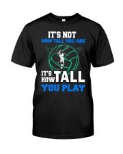 Volleyball how-tall-you-are Classic T-Shirt front