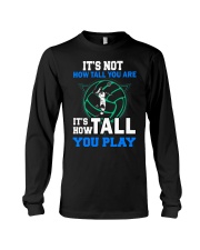 Volleyball how-tall-you-are Long Sleeve Tee thumbnail