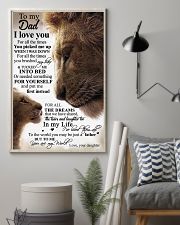 To My Dad - Lion Dad 11x17 Poster lifestyle-poster-1