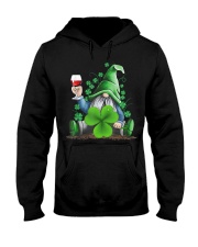 Hippie Gnome Wine St Patrick's Day Shirt Hooded Sweatshirt tile