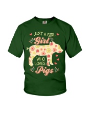 Just A Girl Who Loves Pigs Youth T-Shirt thumbnail
