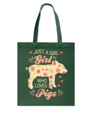 Just A Girl Who Loves Pigs Tote Bag thumbnail
