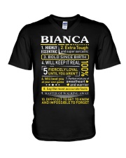 Bianca - Sweet Heart And Warrior V-Neck T-Shirt thumbnail