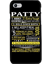 Patty - Sweet Heart And Warrior Phone Case thumbnail