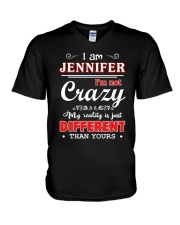 Jennifer - My reality is just different than yours V-Neck T-Shirt thumbnail