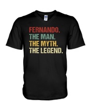 THE LEGEND - fernando V-Neck T-Shirt thumbnail