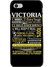 Victoria - Sweet Heart And Warrior Phone Case thumbnail