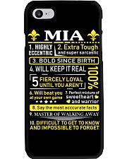 Mia - Sweet Heart And Warrior Phone Case thumbnail
