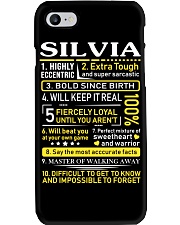 Silvia - Sweet Heart And Warrior Phone Case thumbnail
