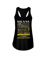 Silvia - Sweet Heart And Warrior Ladies Flowy Tank thumbnail