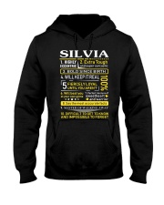 Silvia - Sweet Heart And Warrior Hooded Sweatshirt thumbnail