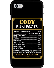 Cody fun facts Phone Case thumbnail