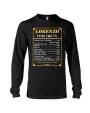 Lorenzo fun facts Long Sleeve Tee thumbnail