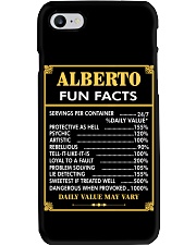 Alberto fun facts Phone Case thumbnail