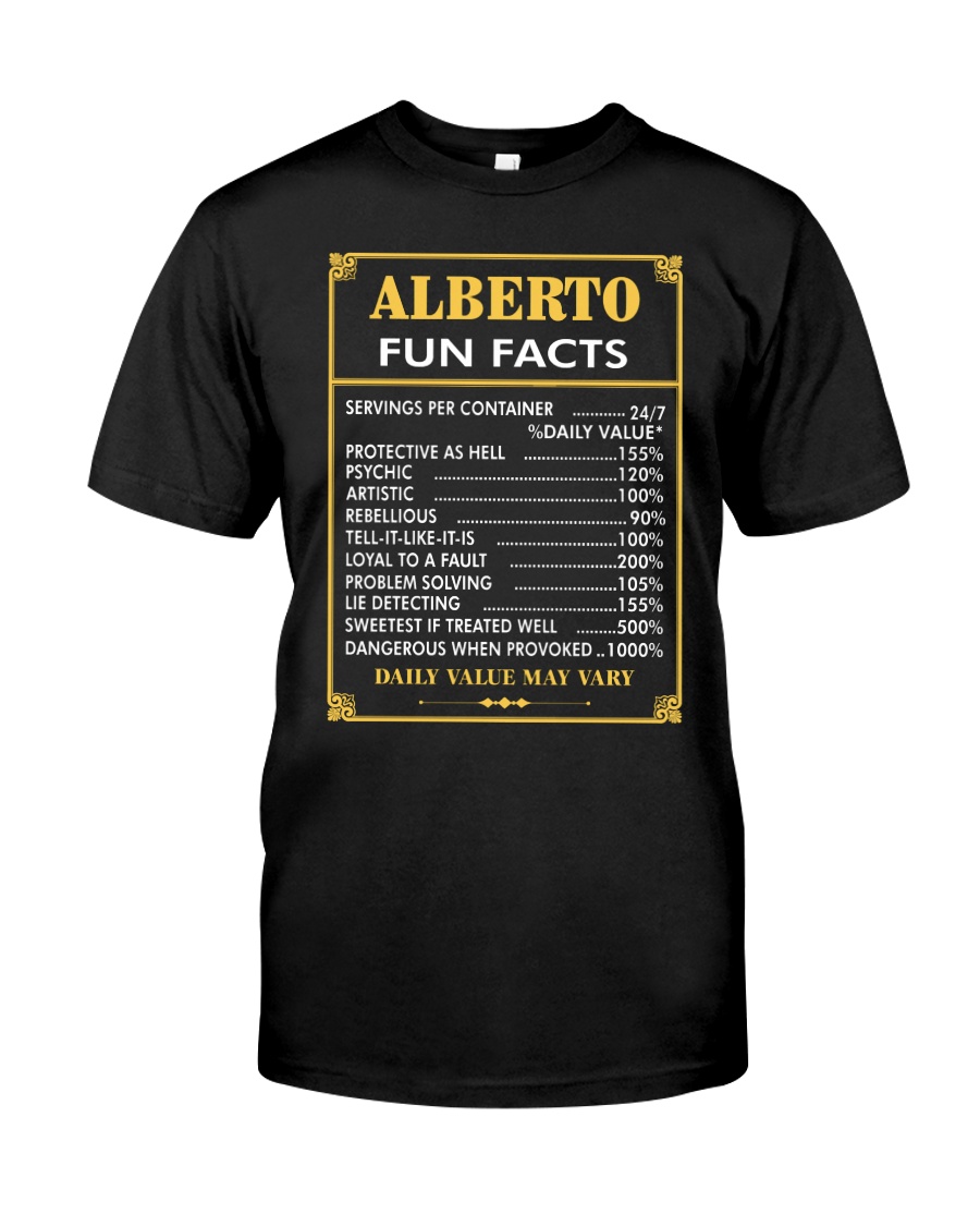 Alberto fun facts Classic T-Shirt