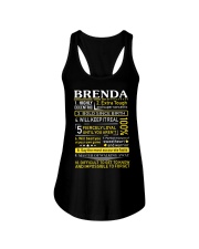 Brenda - Sweet Heart And Warrior Ladies Flowy Tank thumbnail
