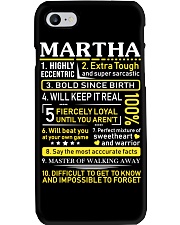 Martha - Sweet Heart And Warrior Phone Case thumbnail