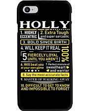 Holly - Sweet Heart And Warrior Phone Case thumbnail