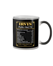 Irvin fun facts Color Changing Mug thumbnail