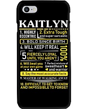 Kaitlyn - Sweet Heart And Warrior Phone Case thumbnail