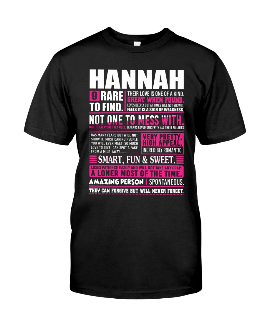 HANNAH - 9 RARE TO FIND Classic T-Shirt